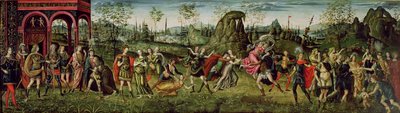 The Rape of the Sabines by Baldassarre Peruzzi